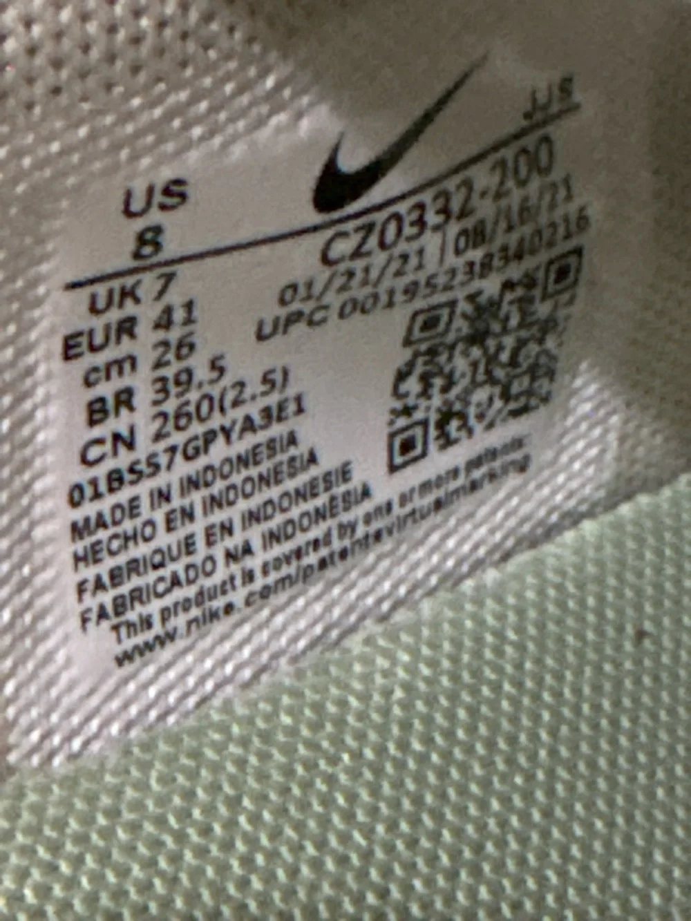 Nike Offline 2.0 Olive Green Slide-Sneaker with White Sole